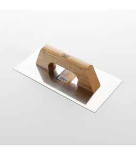 Truelle rectangulaire acier inox. 300x150 m/bois ALYCO 195770