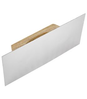 Truelle rectangulaire acier inox. 300x150 m/bois ALYCO 195770
