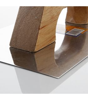 Truelle rectangulaire acier inox. 300x150 m/bois ALYCO 195770