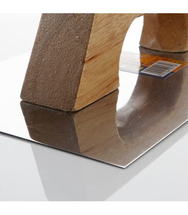 Truelle rectangulaire acier inox. 300x150 m/bois ALYCO 195770