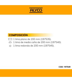 Set de 3 râpes en b/nylon ALYCO 197549