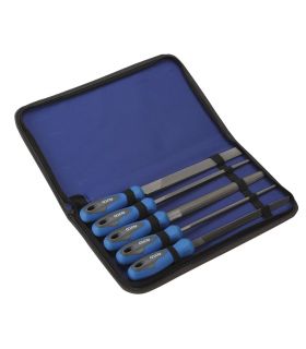 Set de 5 limes d/large 200 mm b/nylon ALYCO 197554