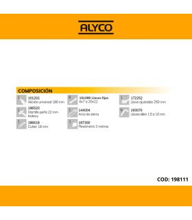 Mallette aluminium 1 plateau 30 pièces ALYCO 198111