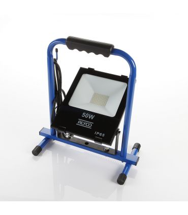 Projecteur extra plat inclinable support métallique 50w smd ip65 alyco ALYCO 199235