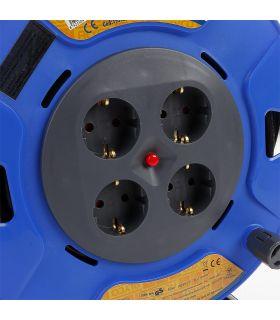 Enrouleur de câble de 25 mètres câble 3x1,5 ip20 alyco ALYCO 199400