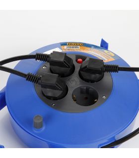 Enrouleur de câble court de 5 mètres câble 3x1,5 ip20 alyco ALYCO 199409