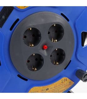 Enrouleur de câble court de 10 mètres câble 3x1,5 ip20 alyco ALYCO 199410