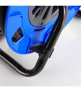 Enrouleur de câble en cuivre à tambour avec 4 prises et thermostat avec couvercles de sécurité, ip55, 40 mètres de câble 199428