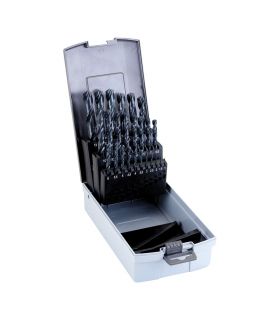 Set 25 forets 1-13x0,5 mm boîtier plast. ALYCO 121330