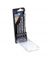 Set de 5 forets m/cylind. béton avec plastique ALYCO 122070