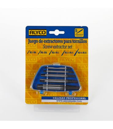 Jeu d’extracteurs de vis ALYCO 122330