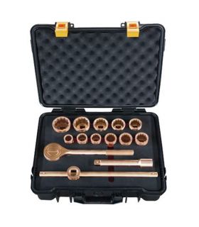 Set clés à douilles 3/4 14 pièces cu-be ALYCO 128501