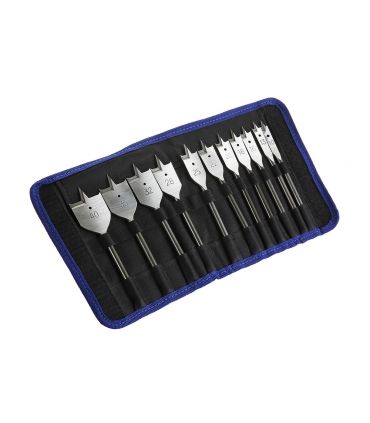 Set de 15 forets plats sac en nylon ALYCO 135080