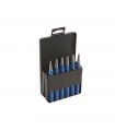 Ensemble 6 poinçons coniques hexagonaux ALYCO 140019