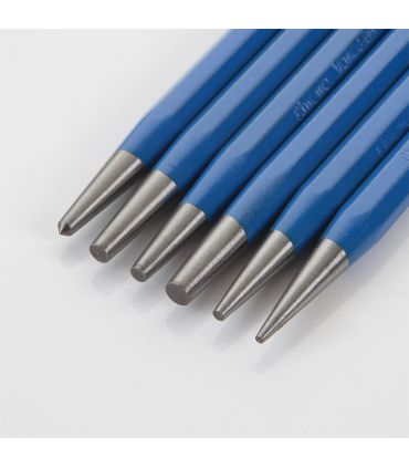 Ensemble 6 poinçons coniques hexagonaux ALYCO 140019