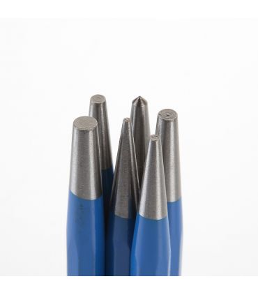 Ensemble 6 poinçons coniques hexagonaux ALYCO 140019