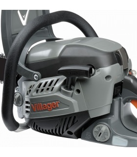 Tronçonneuse thermique 3cv 51cc guide 45 cm système antivibration Villager VGS 5032 PE Tronçonneuse thermique 3cv 51cc guide 45 cm système antivibration Villager VGS 5032 PE