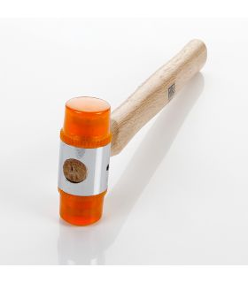 Marteau à embouts pvc 40 mm manche bois alyco orange ALYCO 170178