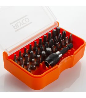 Set 31 pcs embouts 1/4 dans un boîtier plastique alyco orange ALYCO 170490