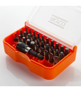 Set 31 pcs embouts 1/4 dans un boîtier plastique alyco orange ALYCO 170490