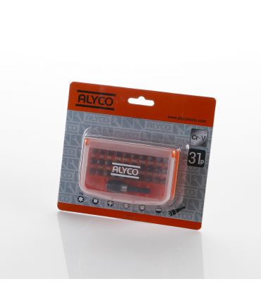 Set 31 pcs embouts 1/4 dans un boîtier plastique alyco orange ALYCO 170490