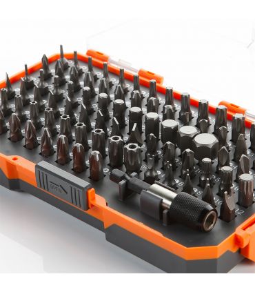 Set de 85 pcs embouts 1/4 dans un boîtier plastique alyco orange ALYCO 170492