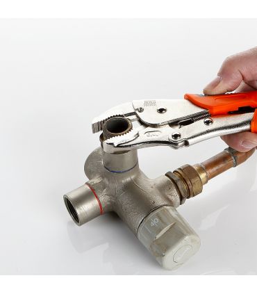 Pince à mâchoires alyco orange b/courbes avec tranchant 175 mm ALYCO 170562