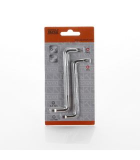 Set de 2 clés angulaires ph1x5mm/ph2x6mm alyco orange ALYCO 170695