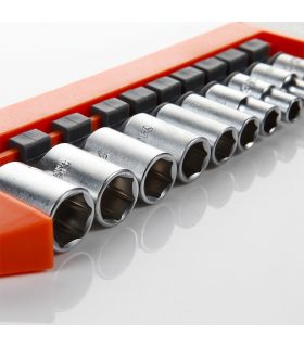 Rail avec 10 douilles de 1/4 alyco orange ALYCO 170752