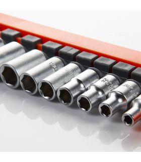 Rail avec 10 douilles de 1/4 alyco orange ALYCO 170752