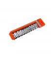 Rail avec 10 douilles de 1/2 alyco orange ALYCO 170757