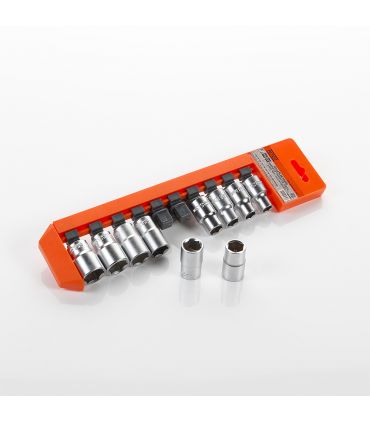 Rail avec 10 douilles de 1/2 alyco orange ALYCO 170757