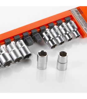 Rail avec 10 douilles de 1/2 alyco orange ALYCO 170757