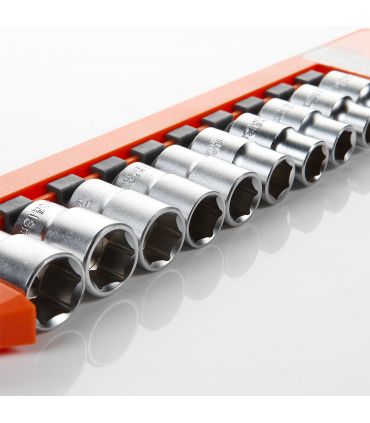 Rail avec 10 douilles de 1/2 alyco orange ALYCO 170757