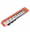 Rail avec 8 douilles de 1/2 alyco orange ALYCO 170758
