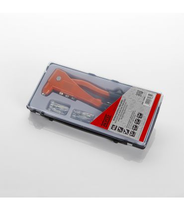 Riveteuse 1 main + rivets alyco orange ALYCO 170884