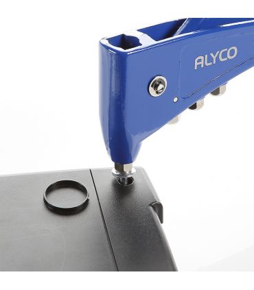 Ensemble de riveteuse avec rivets et rondelles ALYCO 183100