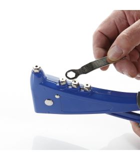 Ensemble de riveteuse avec rivets et rondelles ALYCO 183100