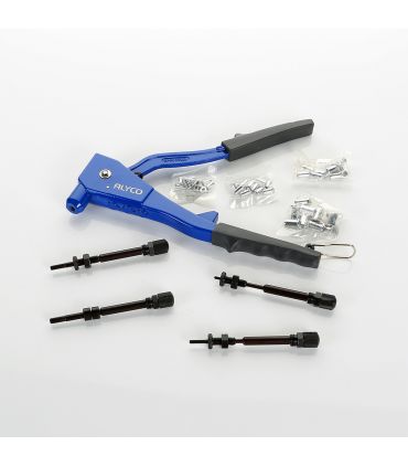 Set rivets écrous 4 mâchoires ALYCO 183125