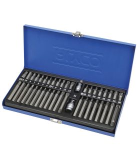 Set embouts 42 pcs de 3/8 c/métallique ALYCO 186100