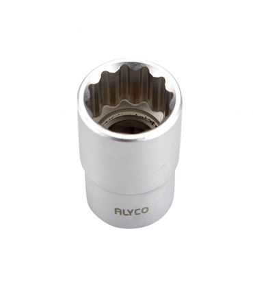 Clés à douilles carr. 1/2 12 faces 23 mm ALYCO 190423