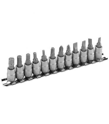 Set 12 douilles avec embout sur bande ALYCO 192050