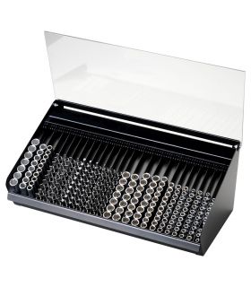 Présentoir métallique douilles 1/4 251 pieces ALYCO 192100