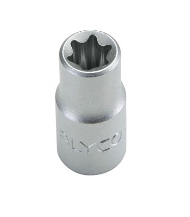 Clés à douille 1/4 torx femelles e4 ALYCO 192114
