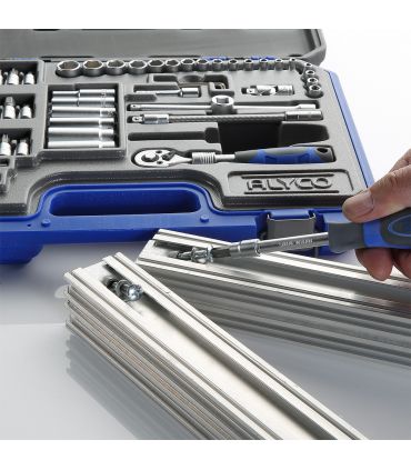 Set de douilles 1/4 58 pièces ALYCO 192187