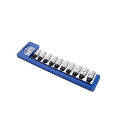 Set 10 douilles 1/2 10-19 mm bande ALYCO 192333