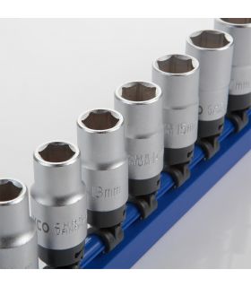 Set 10 douilles 1/2 10-19 mm bande ALYCO 192333