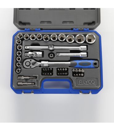 Set de douilles 1/2 48 pièces ALYCO 192384