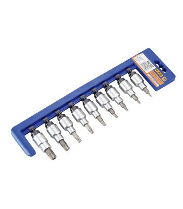 Set douilles 1/2 9 pièces embout torx inv ALYCO 192480