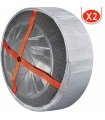 Chaussettes à neige pneu 255/65R17 255/65R18 255/55R19 Autosock 698